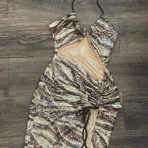 Cher Inspired 
Fancy sequin cutout dress
Halloween dress